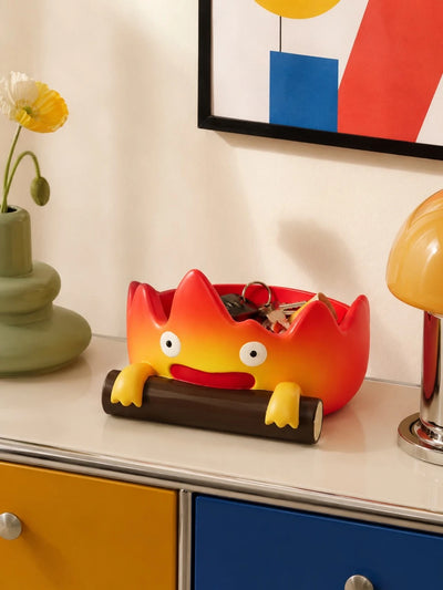 Cartoon Flame Desk Organizer