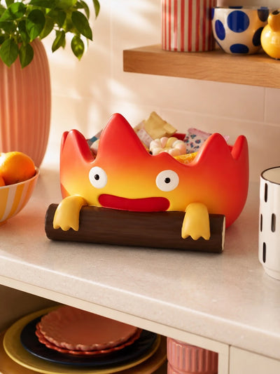 Cartoon Flame Desk Organizer