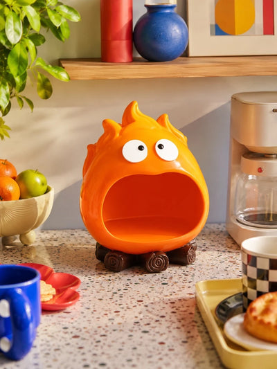 Cartoon Flame Desk Organizer