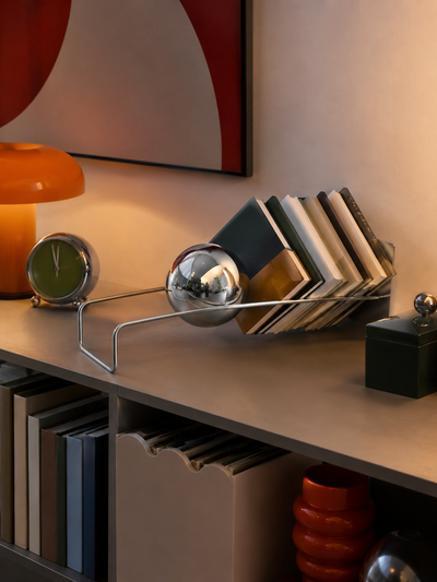 Mid-Century Metal Desktop Bookshelf