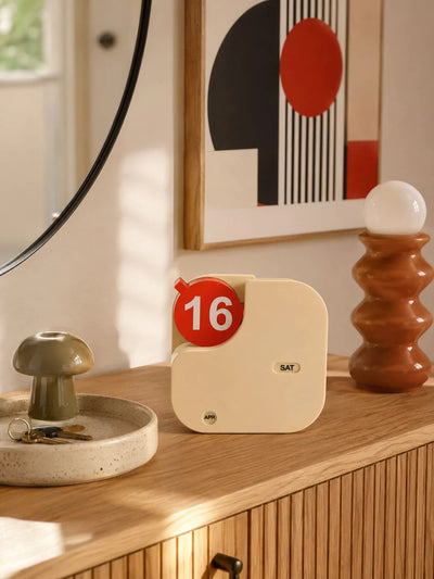 Minimalist Plastic Flip Perpetual Calendar