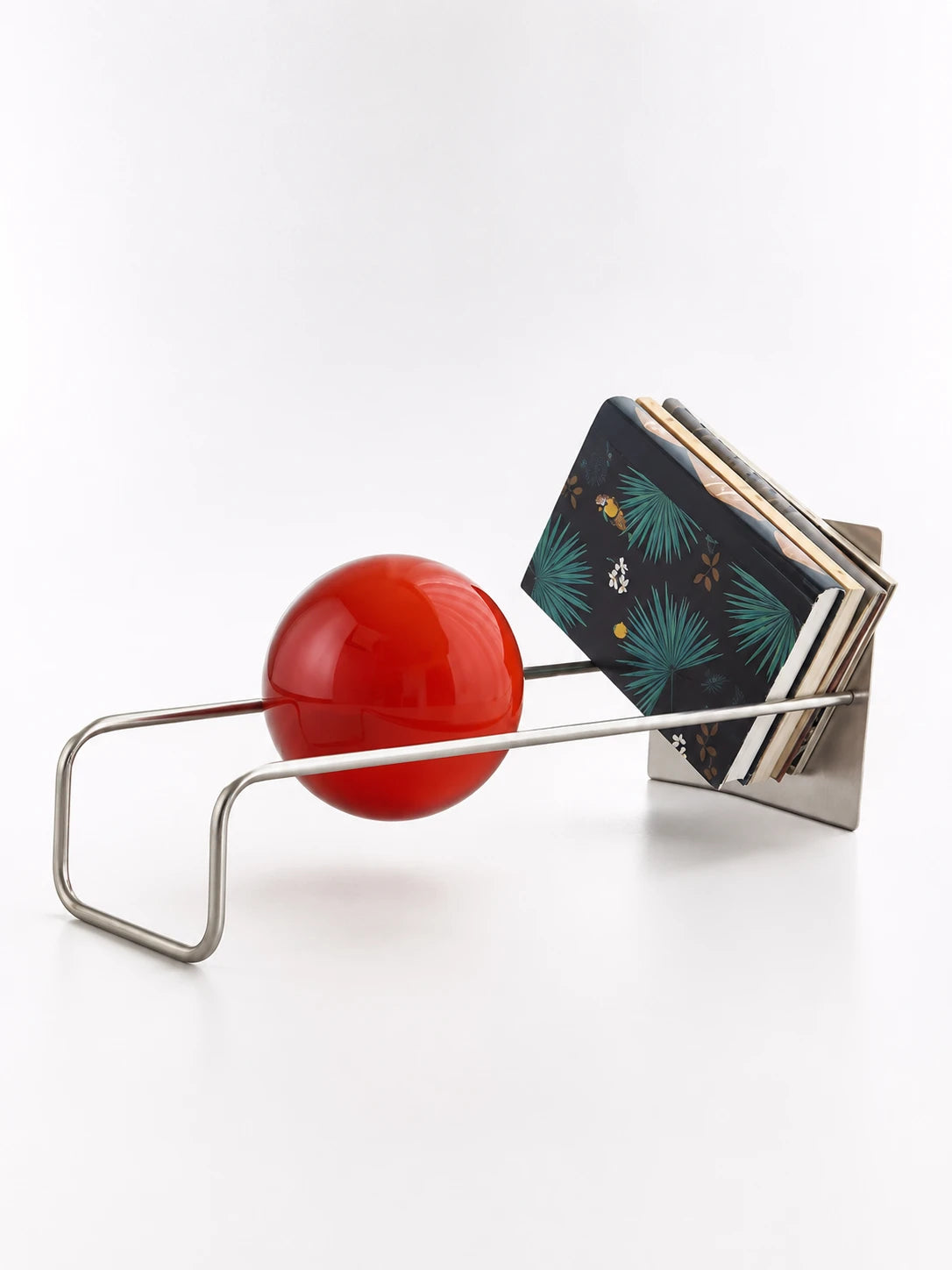 Mid-Century Metal Desktop Bookshelf