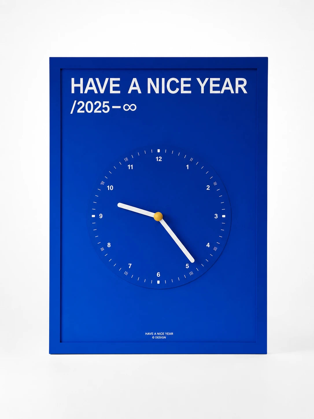 Vintage Minimalist Wall Clock | Statement Graphic Analog Timepiece