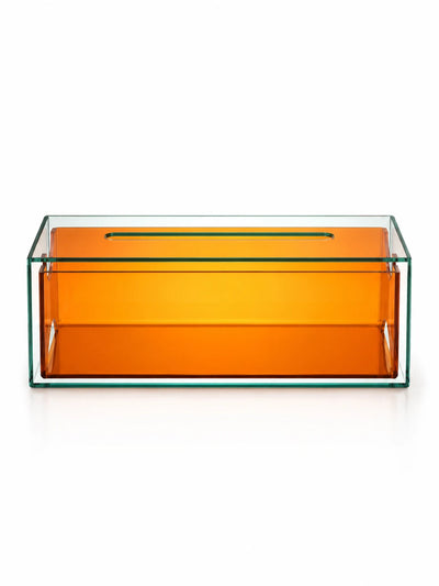Transparent Acrylic Tissue Box — Dopamine Decor Accent