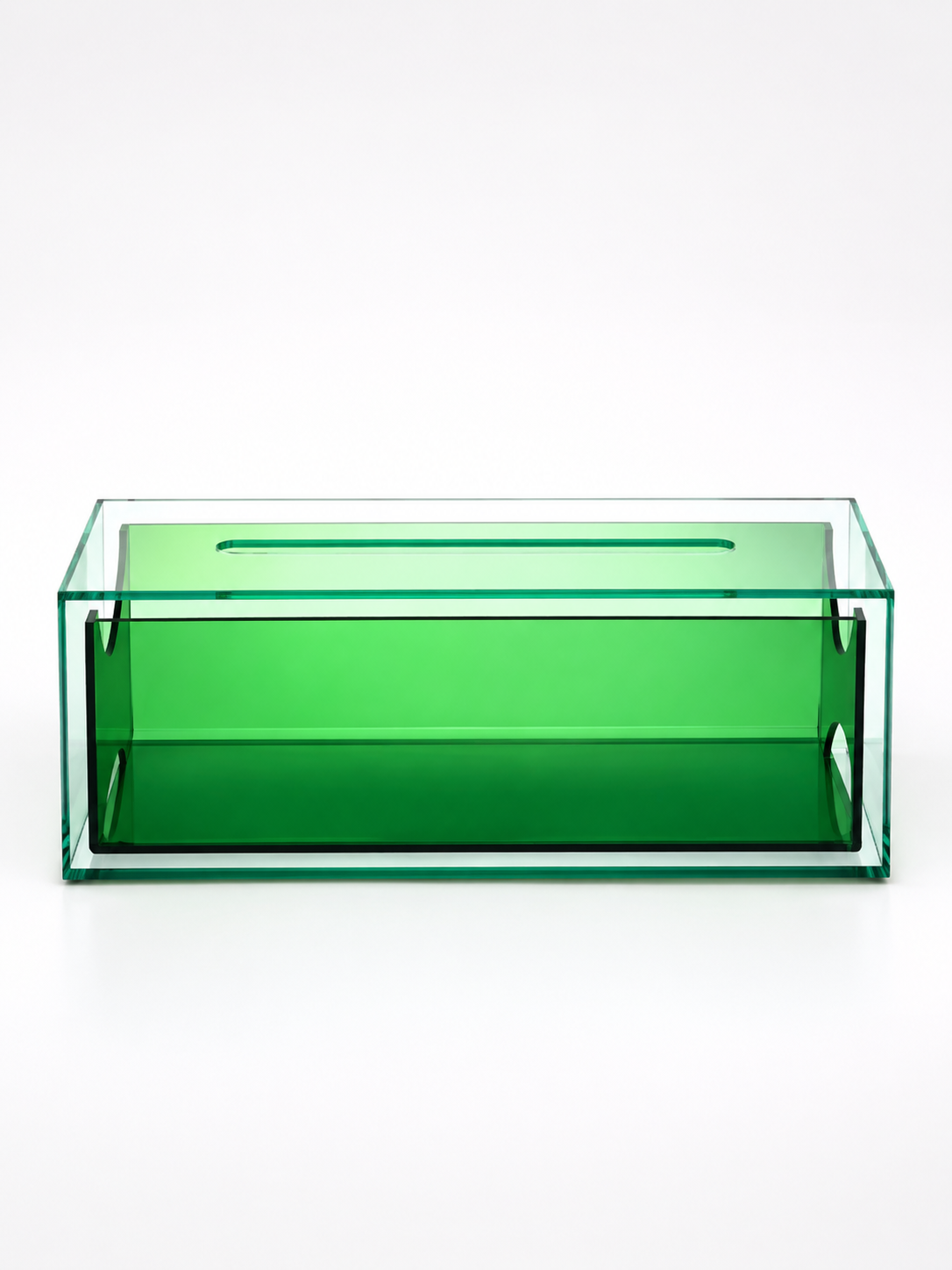 Transparent Acrylic Tissue Box — Dopamine Decor Accent