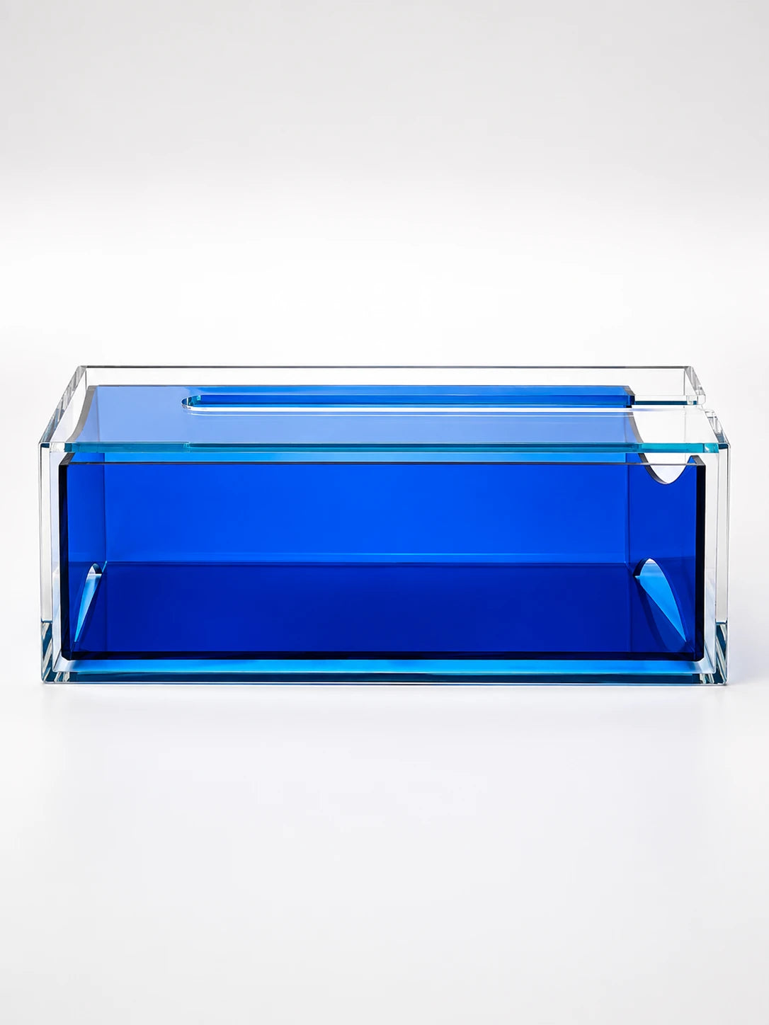 Transparent Acrylic Tissue Box — Dopamine Decor Accent