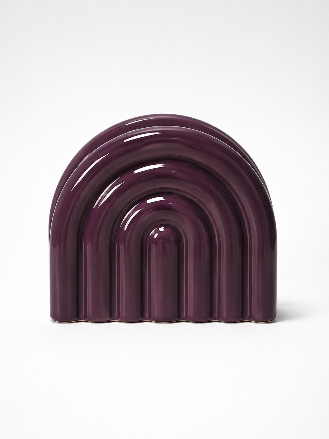 Ceramic Napkin Holder — Sculptural Arch