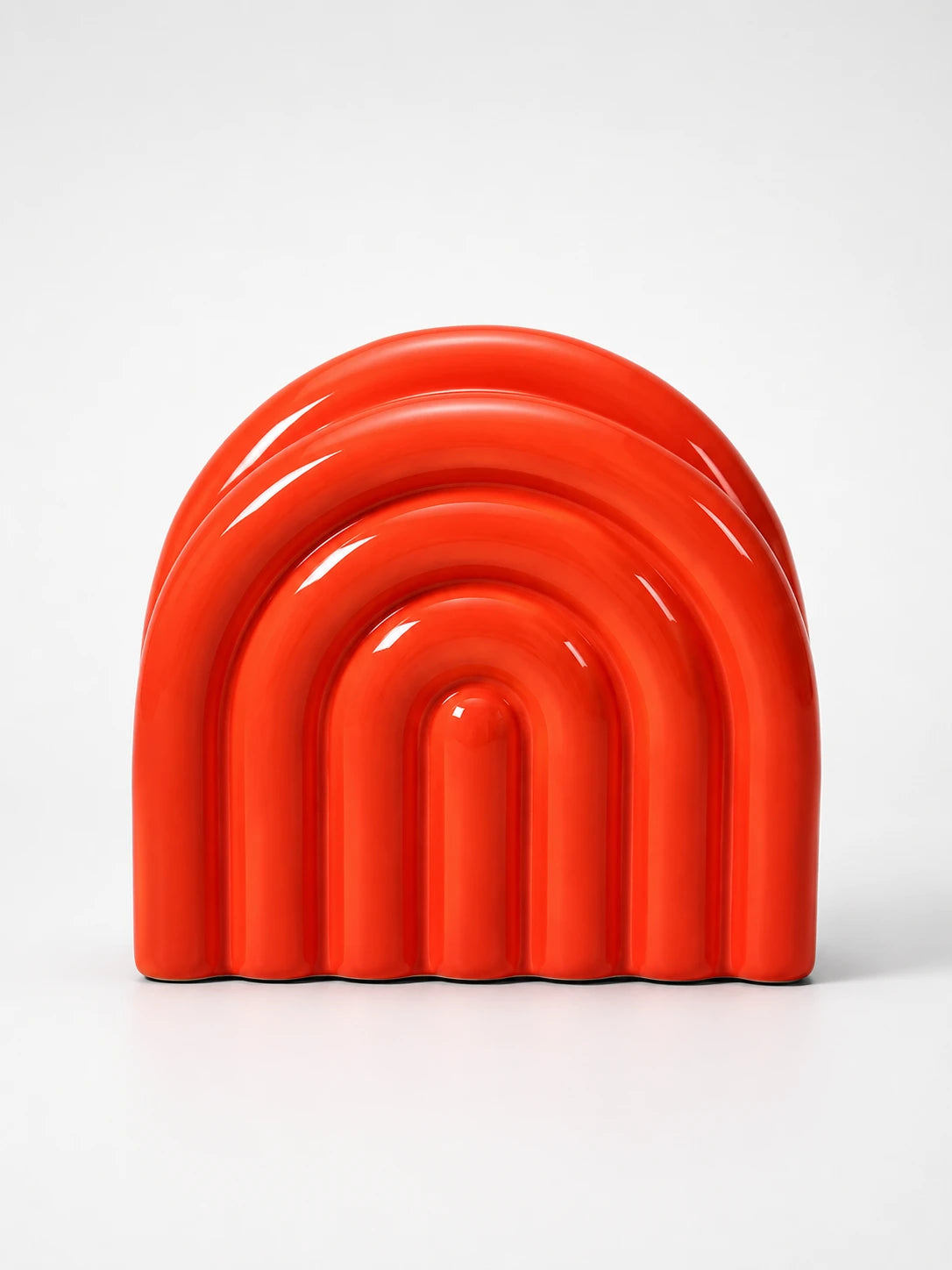 Ceramic Napkin Holder — Sculptural Arch