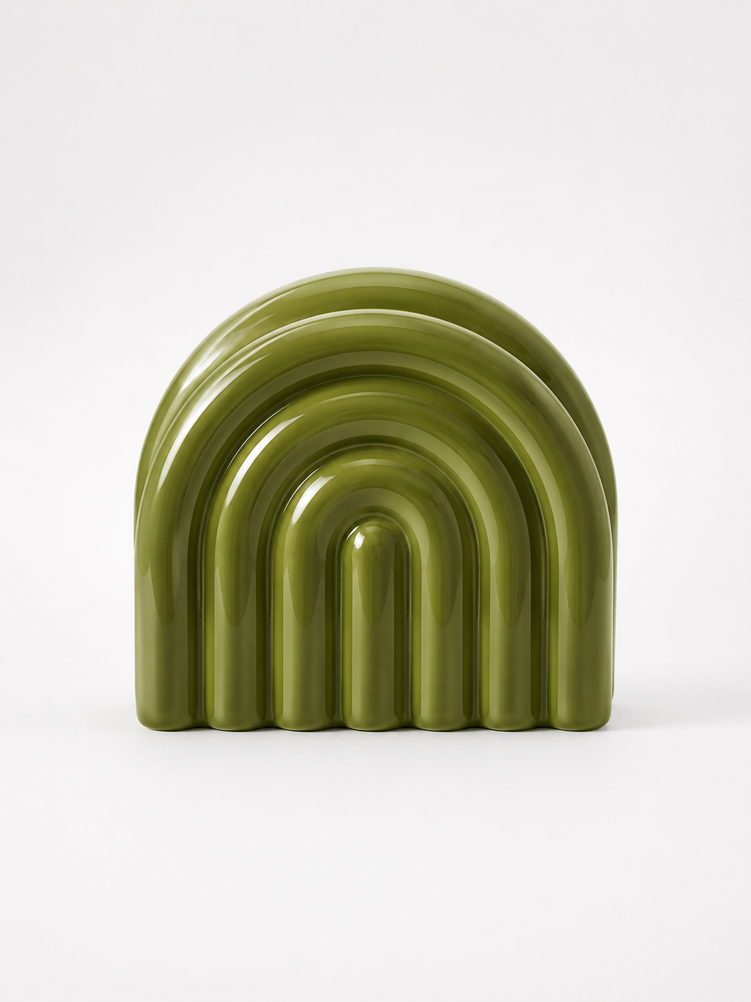 Ceramic Napkin Holder — Sculptural Arch