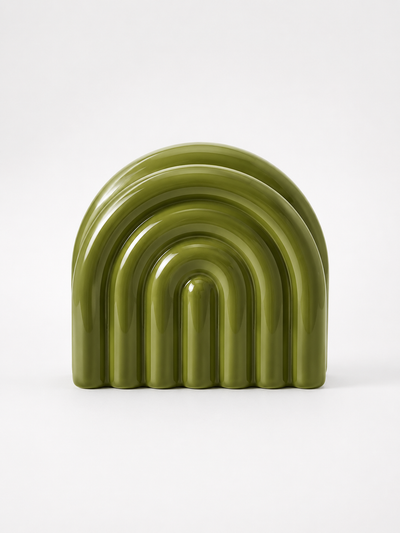 Ceramic Napkin Holder — Sculptural Arch