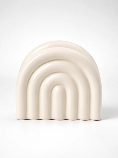 Ceramic Napkin Holder — Sculptural Arch