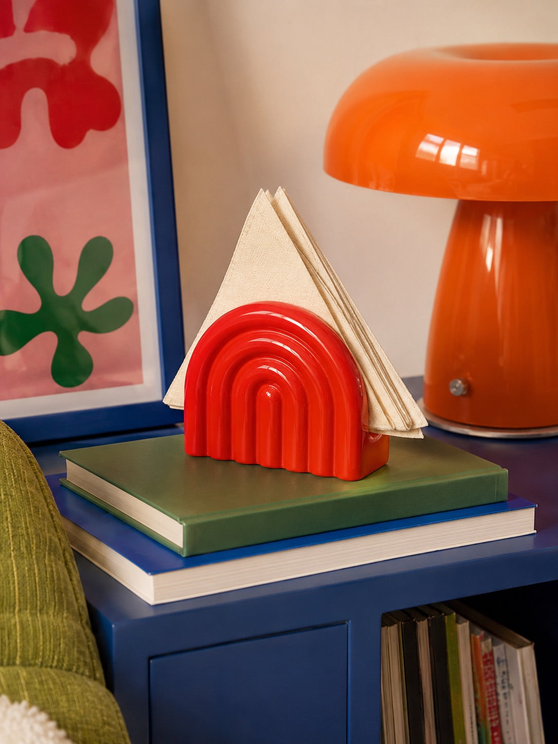 Ceramic Napkin Holder — Sculptural Arch