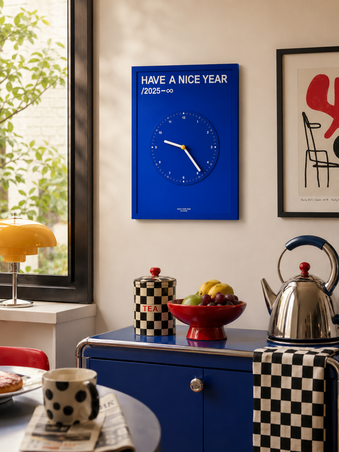 Vintage Minimalist Wall Clock