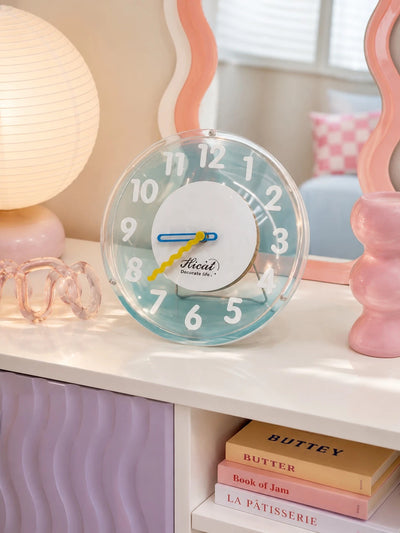 Dream Colorful Bubble Clock — Dopamine Decor Desk & Wall Clock