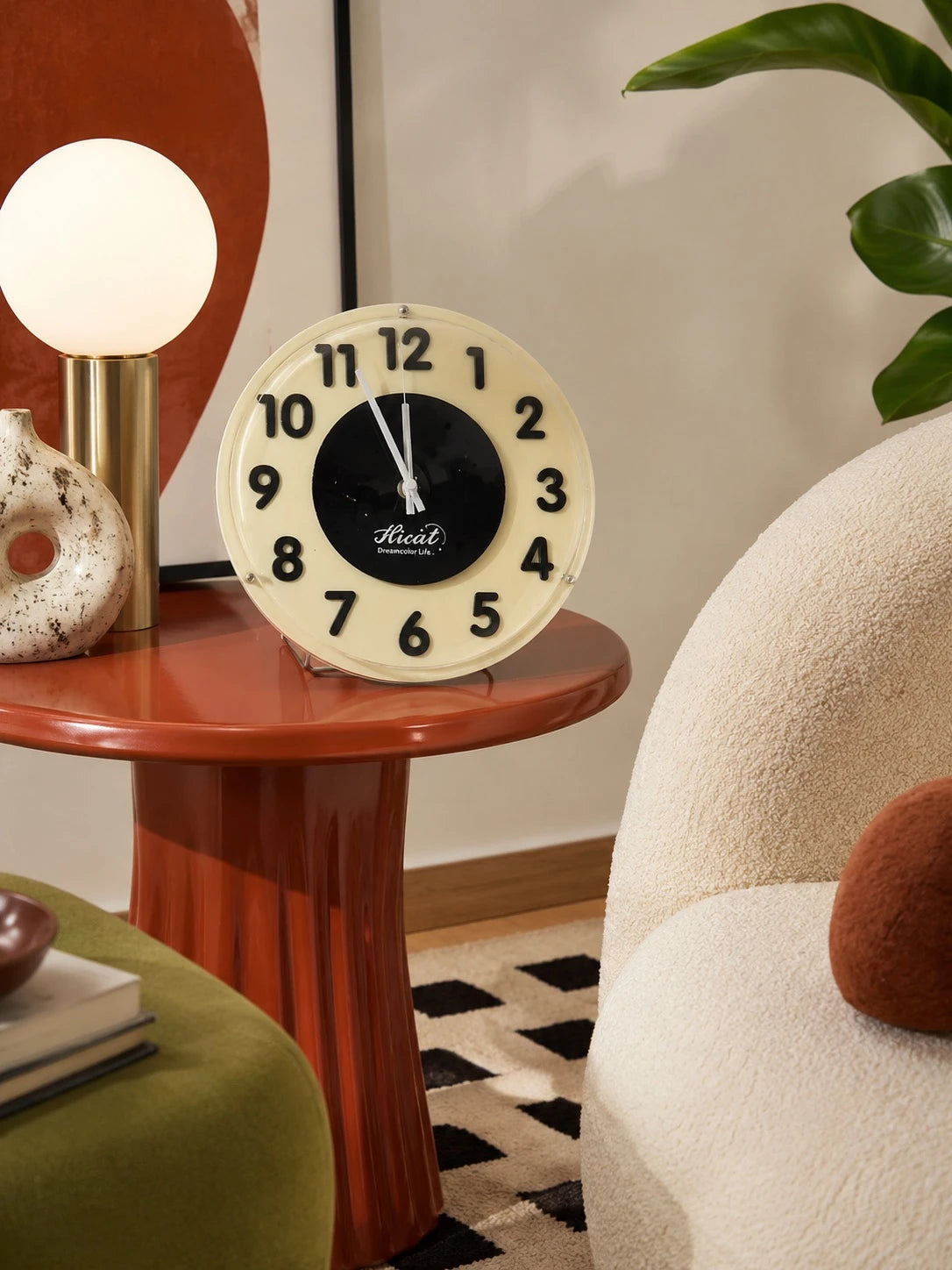 Dream Colorful Bubble Clock — Dopamine Decor Desk & Wall Clock