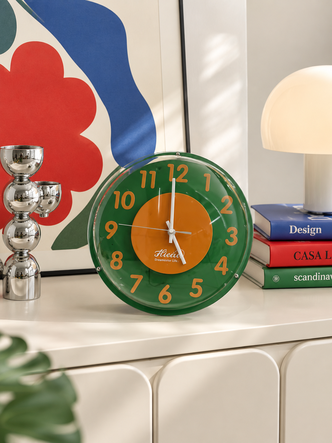 Dream Colorful Bubble Clock — Dopamine Decor Desk & Wall Clock