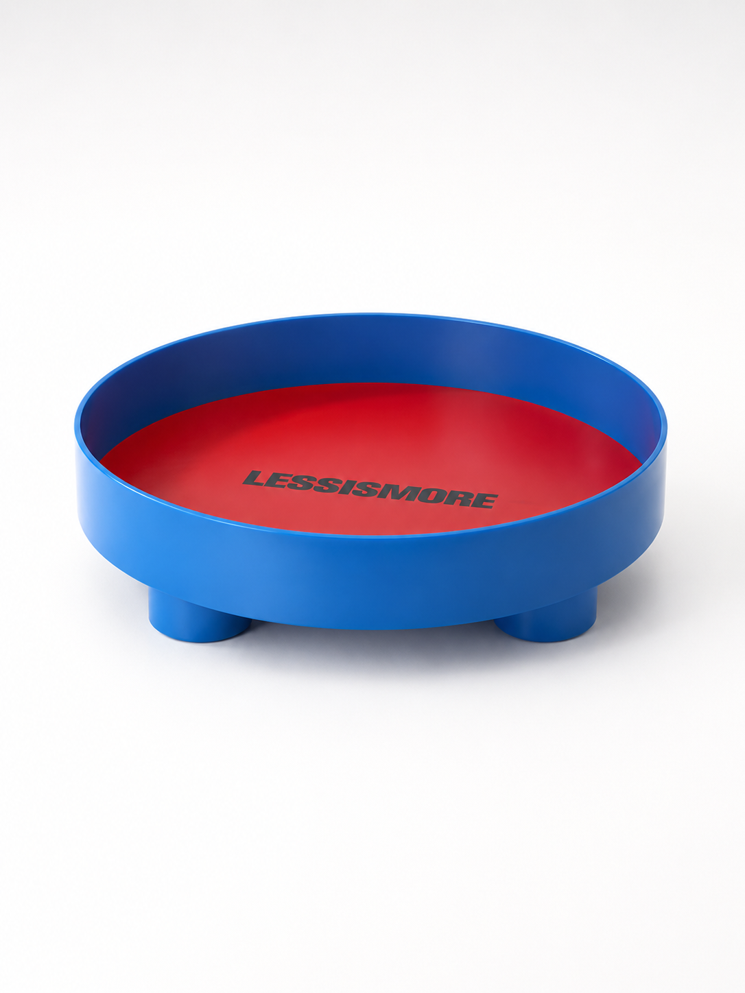 Memphis Color-Contrasting Circular Tray: The Dopamine Decor Catchall