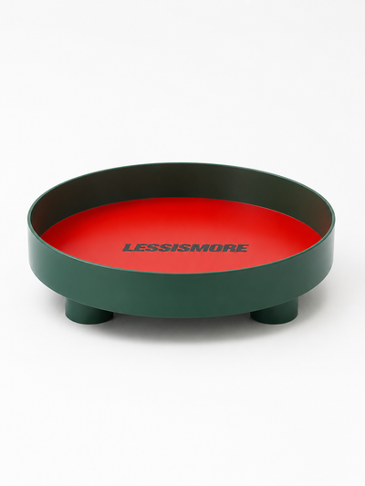 Memphis Color-Contrasting Circular Tray: The Dopamine Decor Catchall