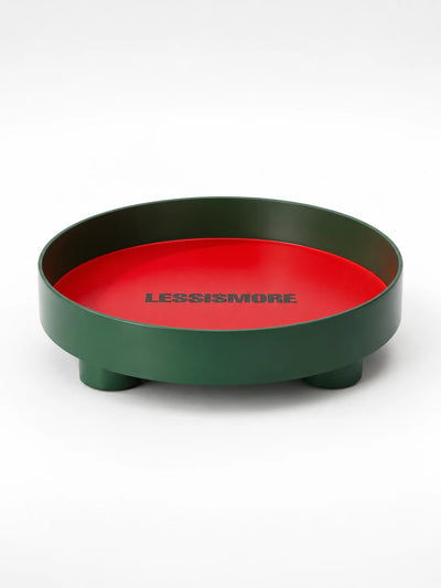 Memphis Color-Contrasting Circular Tray: The Dopamine Decor Catchall