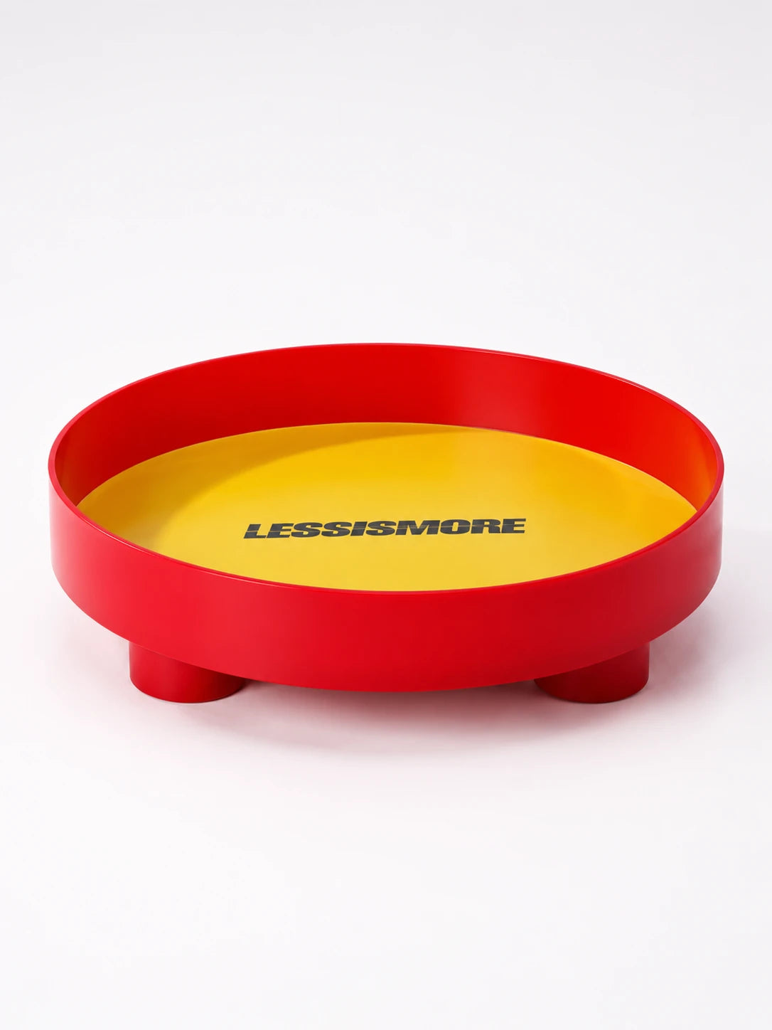 Memphis Color-Contrasting Circular Tray: The Dopamine Decor Catchall