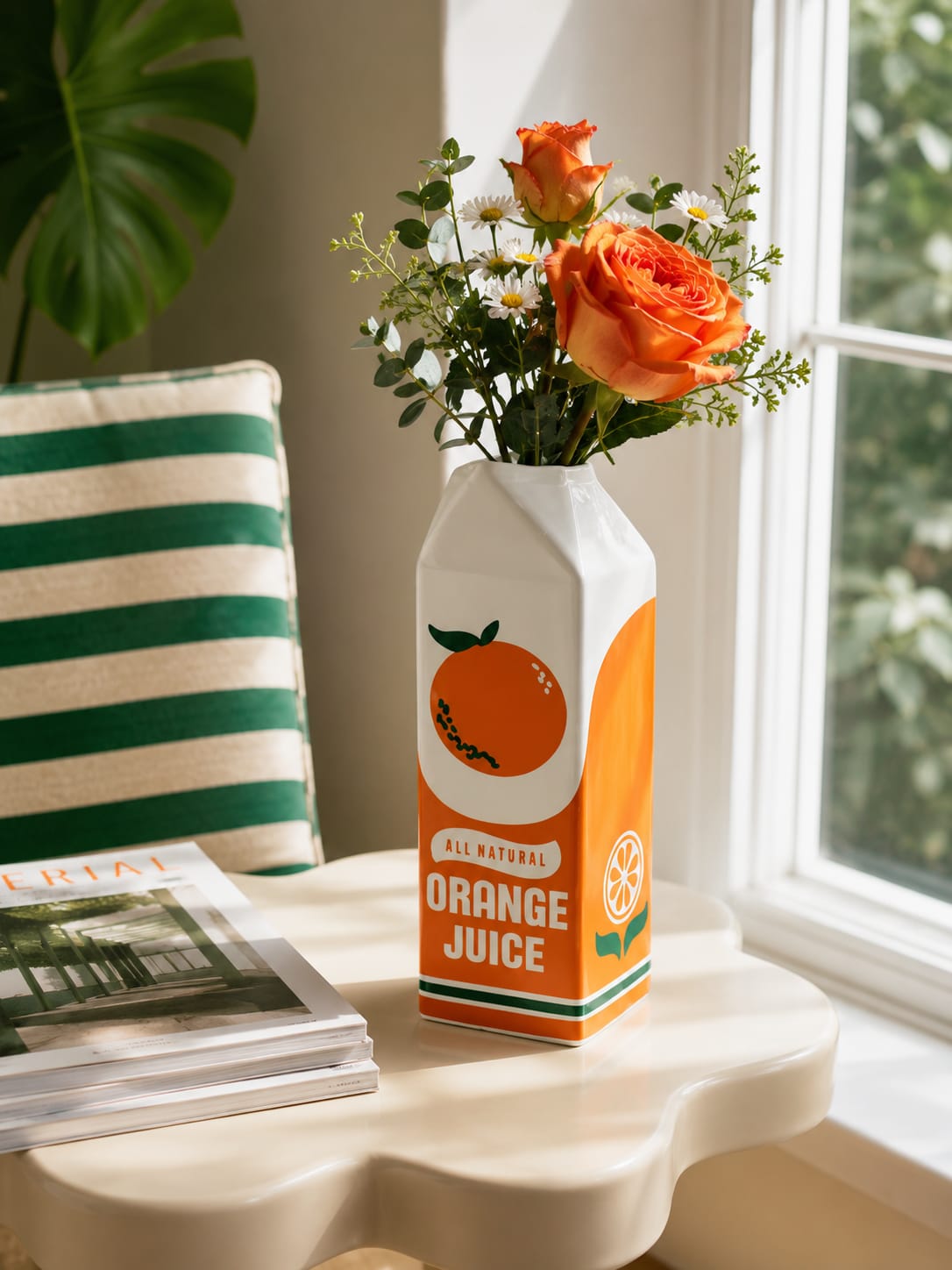 Orange Vase