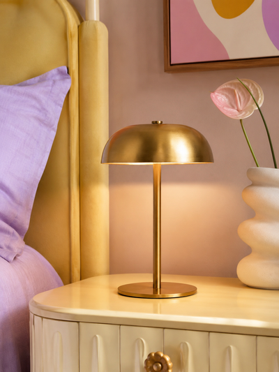 Cordless Mushroom Table Lamp