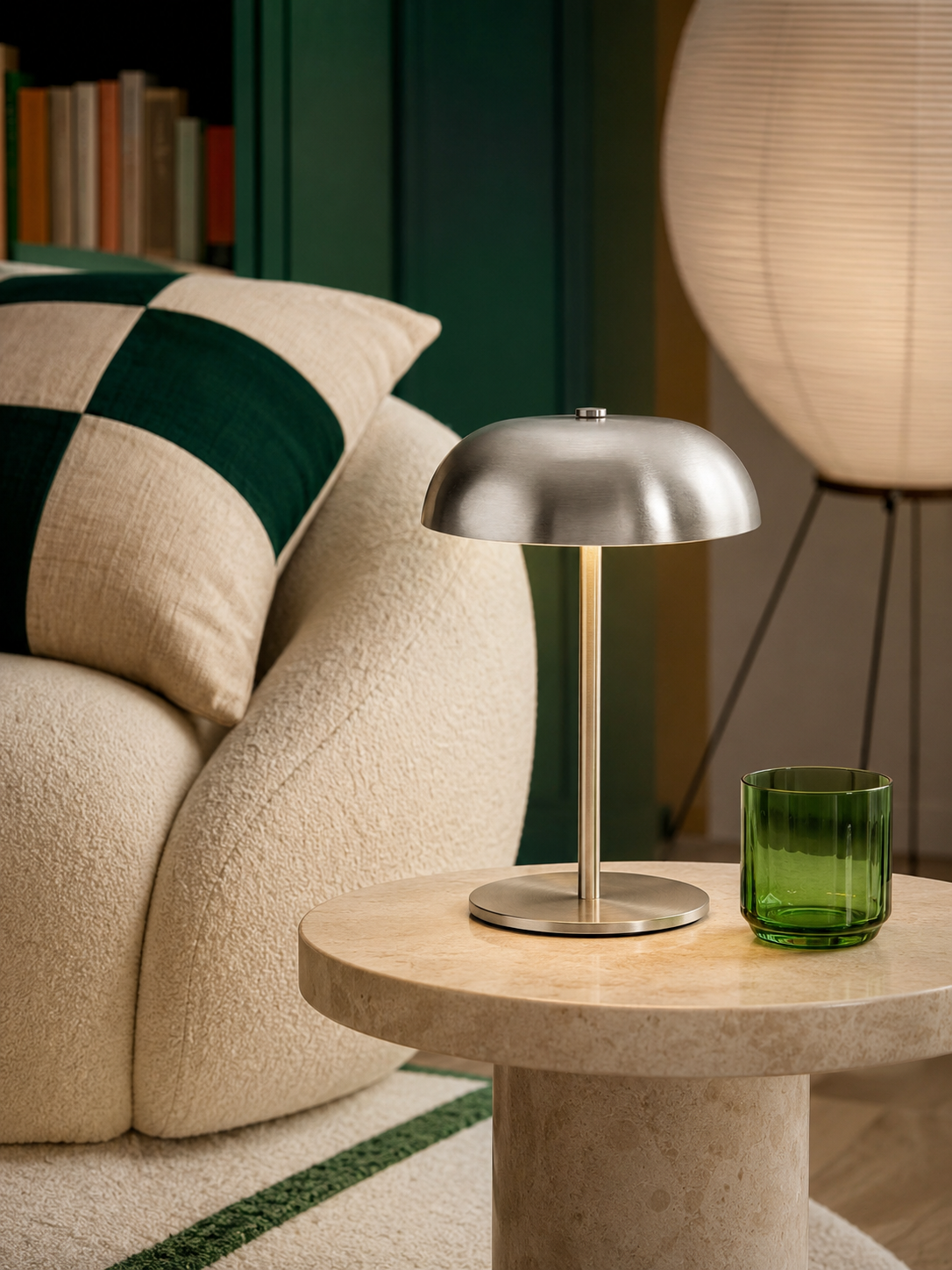 Cordless Mushroom Table Lamp