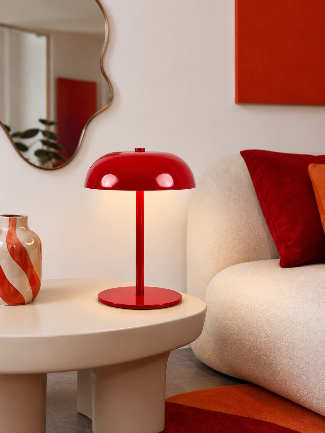 Cordless Mushroom Table Lamp