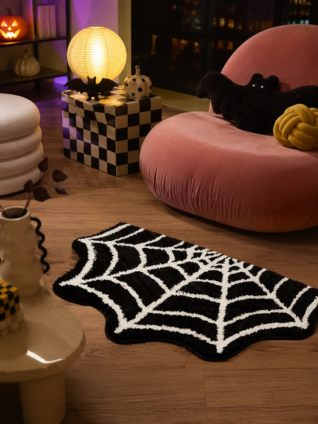 Spider Web Bath Mat