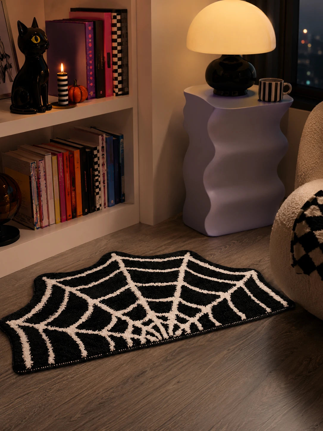 Spider Web Bath Mat