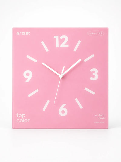Frameless Silent Square Wall Clock