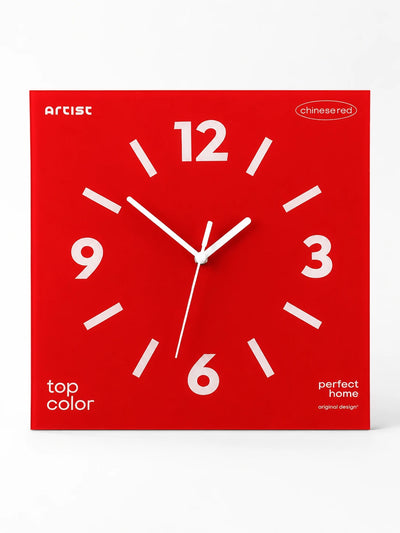 Frameless Silent Square Wall Clock