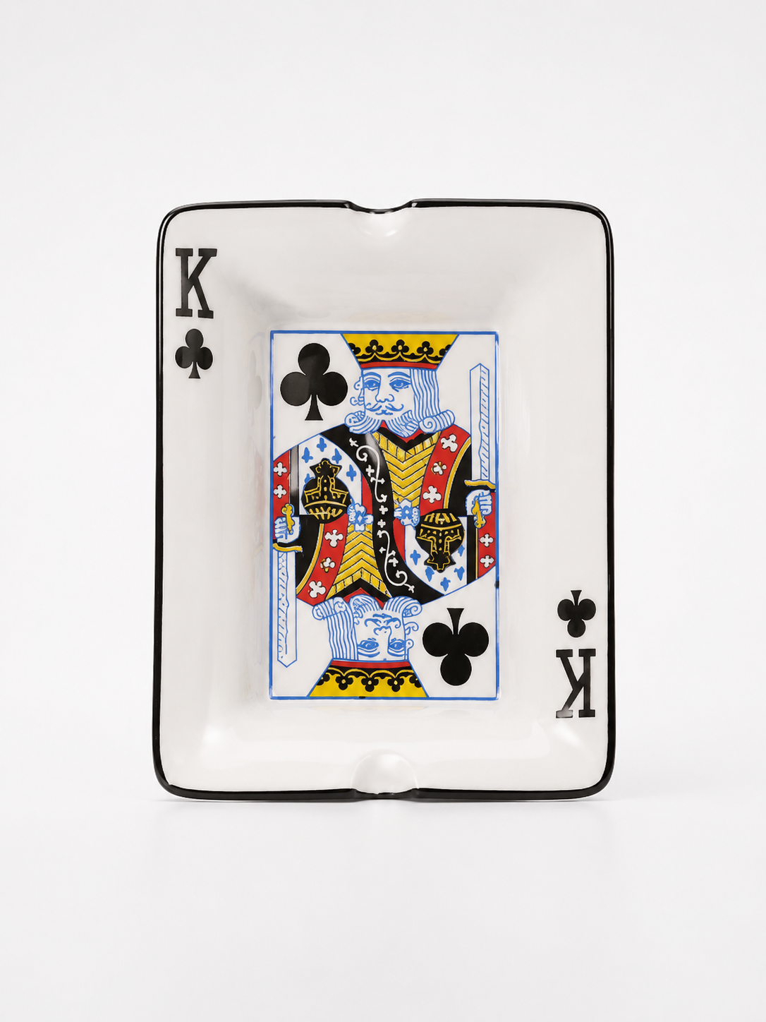 Creative Poker Ceramic Ashtray