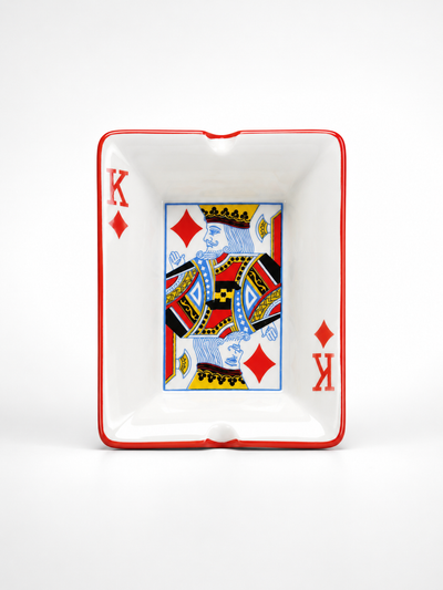 Creative Poker Ceramic Ashtray