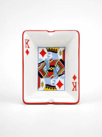 Creative Poker Ceramic Ashtray