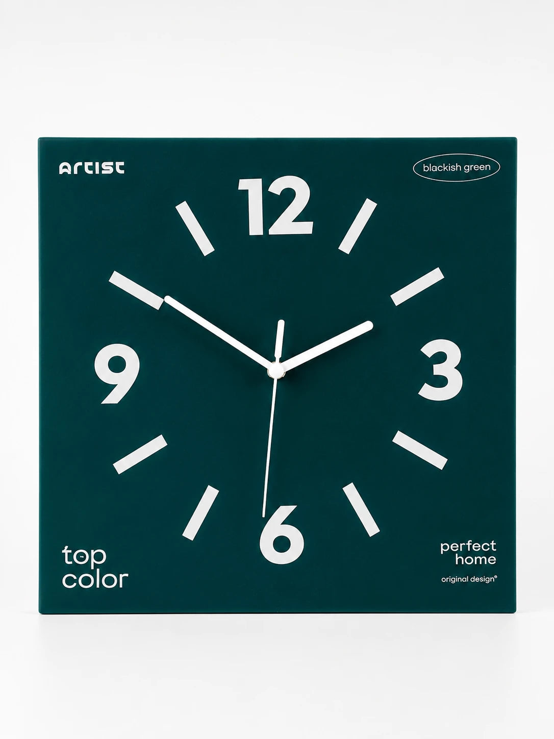 Frameless Silent Square Wall Clock