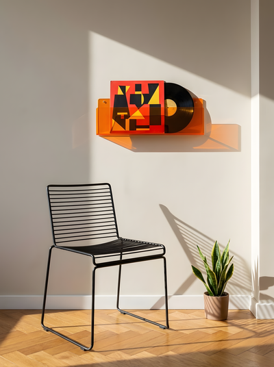 Acrylic Floating Wall Shelf – Translucent Tinted Display Rack