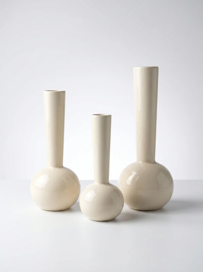 Sculptural Hydroponic Stem Vase — Minimalist Glass Decor