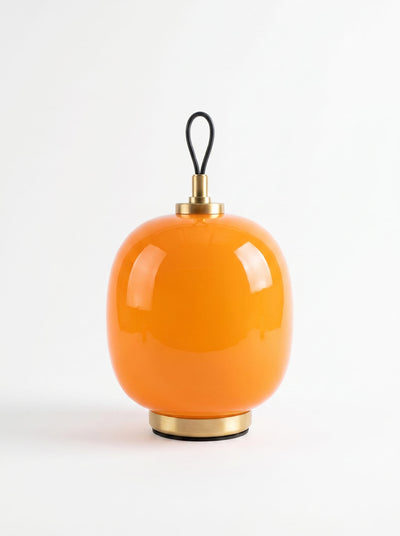 Bauhaus-Inspired Glass Table Lamp – Danish Minimalist Ambient Light