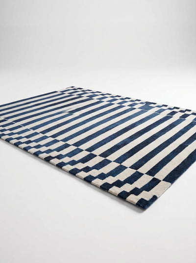 Modern Striped Area Rug – Anti-Slip Decorative Carpet