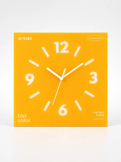 Frameless Silent Square Wall Clock