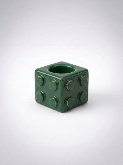 Building Block Ceramic Toothbrush Holder