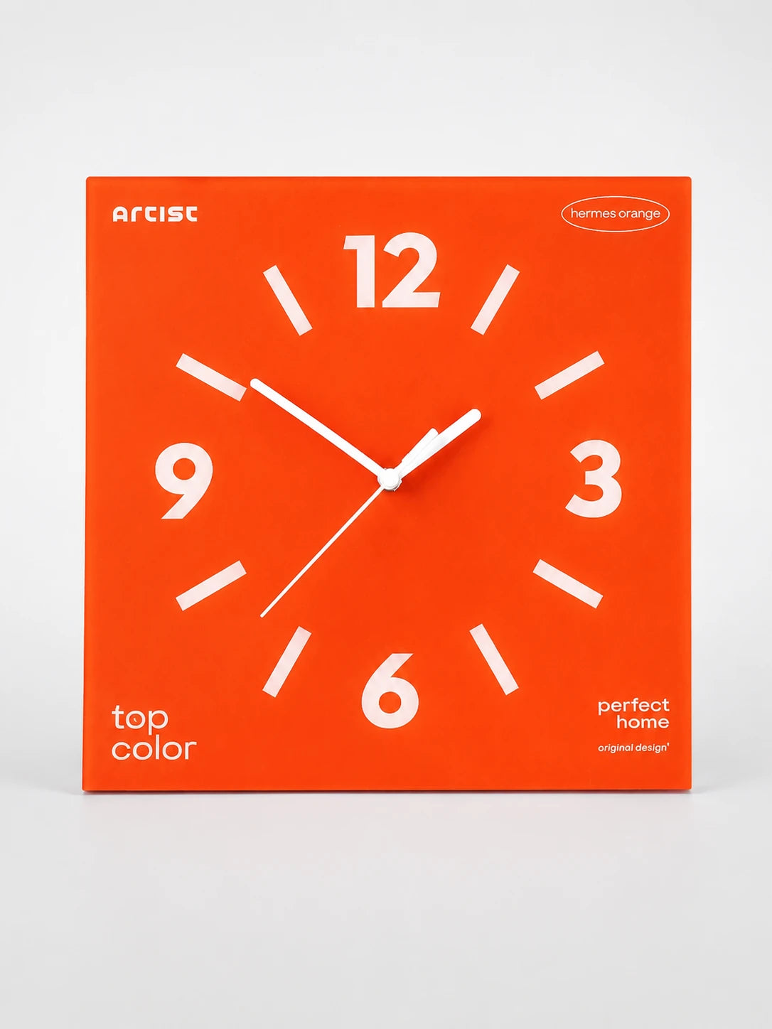 Frameless Silent Square Wall Clock