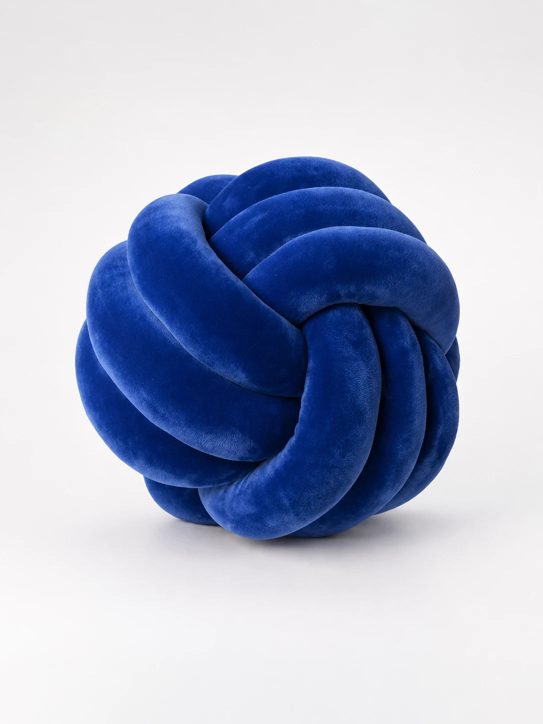 Knotted Ball Throw Pillow: Soft Sculptural Decor