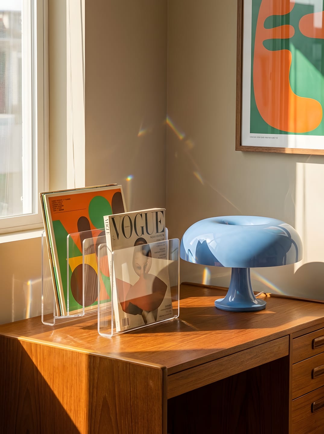 Mushroom Table Lamp – Modern Minimalist LED Ambient Light