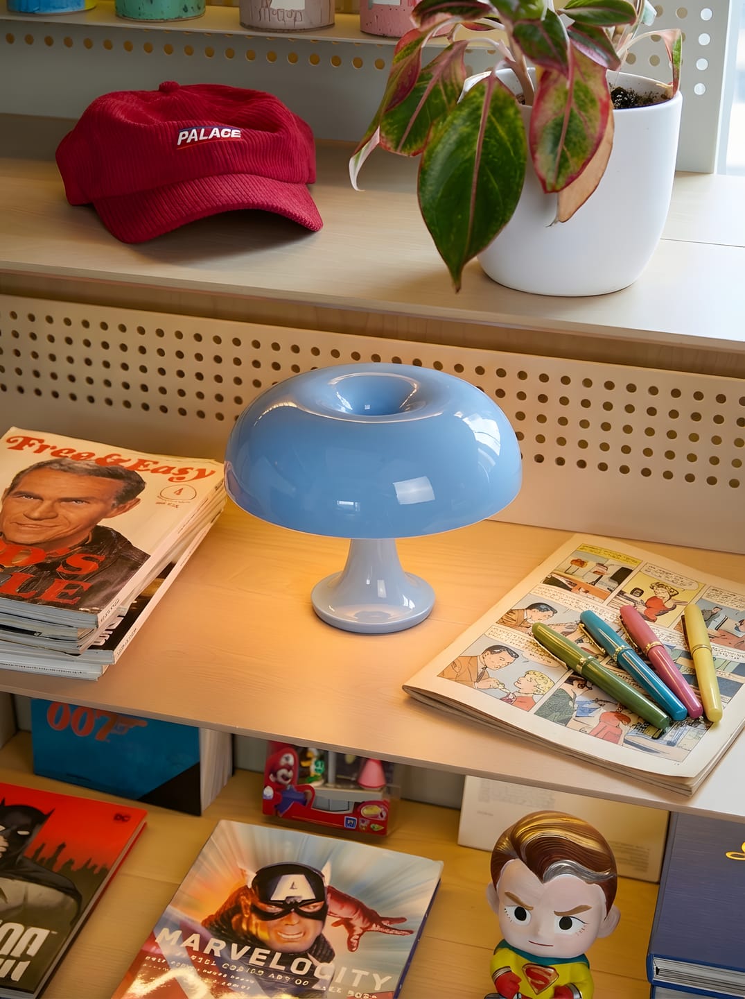 Mushroom Table Lamp – Modern Minimalist LED Ambient Light