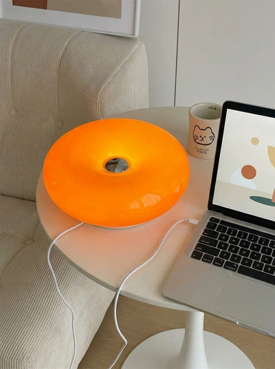 Donut-Shaped LED Wall Lamp – Modern Aesthetic Ambient Lighting