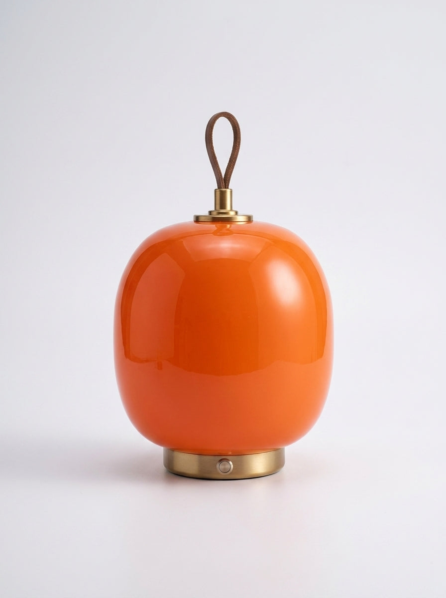 Bauhaus-Inspired Glass Table Lamp – Danish Minimalist Ambient Light