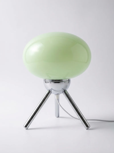Mid-Century Modern Tripod Mushroom Lamp: Space Age Ambient Lighting