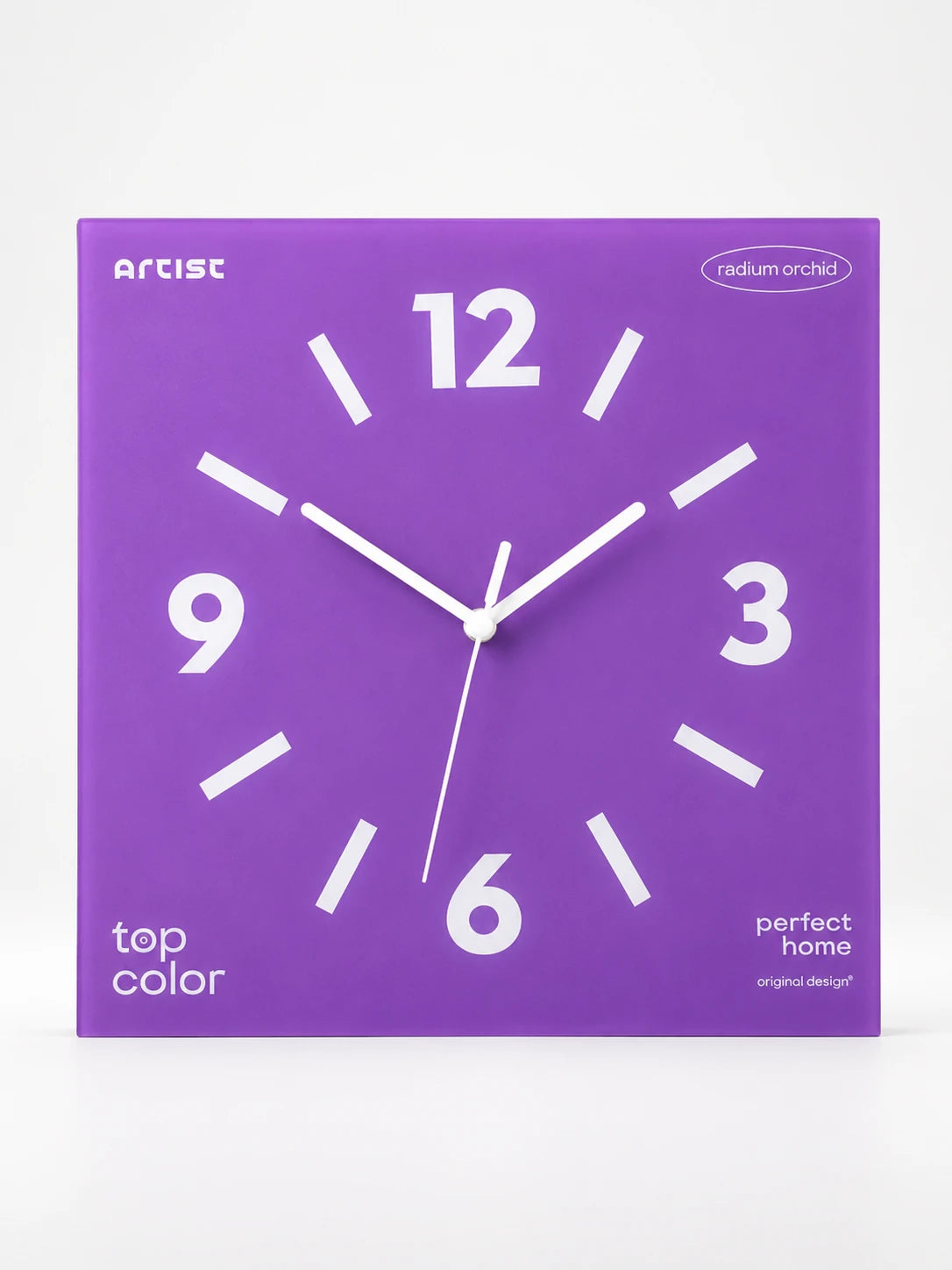 Frameless Silent Square Wall Clock
